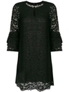 Blugirl Lace Shift Dress - Black