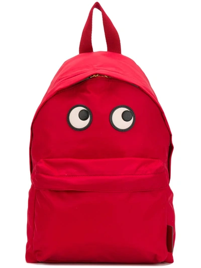 Anya Hindmarch Eyes Backpack In Red