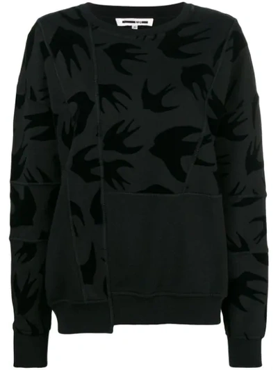 Mcq By Alexander Mcqueen Swallow Sweatshirt In Black