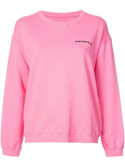 Julien David Logo Print Sweatshirt