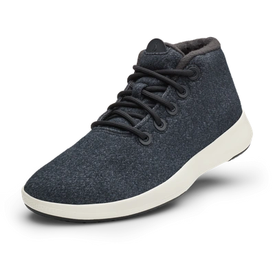 Allbirds Men's Wool Runner-up Mizzles In Up Mizzles - Natural Black