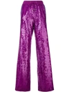 Alberta Ferretti Rainbow Week Trousers In Purple