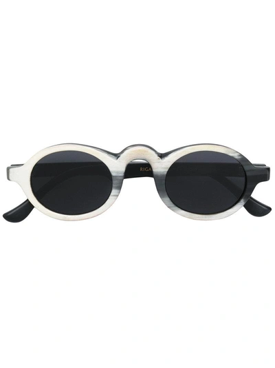 Rigards Oval-frame Sunglasses - Black