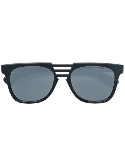 Calvin Klein 205w39nyc Square Shaped Sunglasses In Black