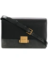 Saint Laurent Large Bellechasse Shoulder Bag In Black