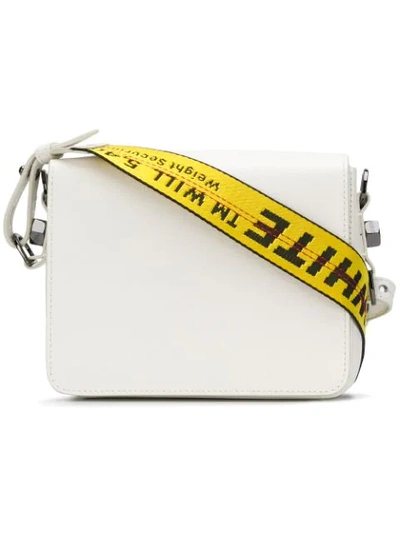 Off-white Binder Clip Bag In White