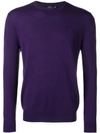 Polo Ralph Lauren Logo Fitted Sweater - Purple