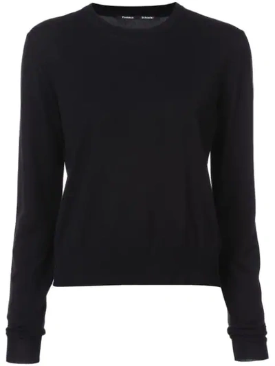 Proenza Schouler Merino Crewneck In Black