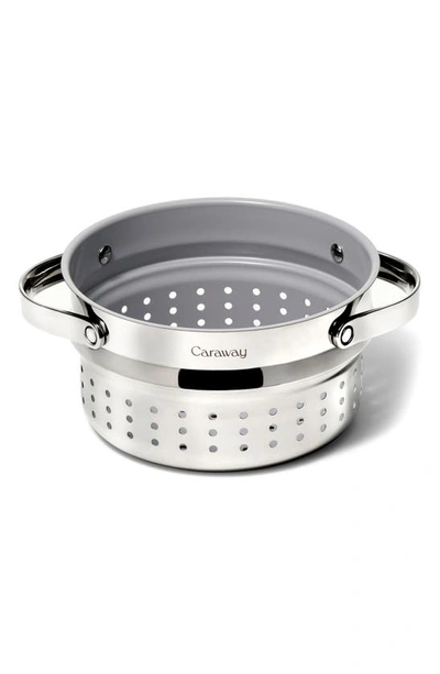 Caraway 3-qt. Stainless Steel Steamer In Silver
