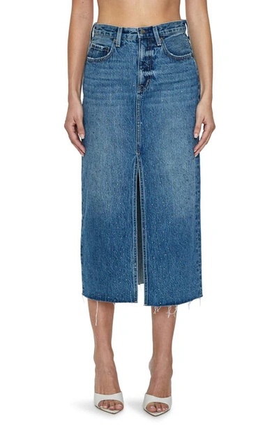 Pistola Alice Denim Maxi Skirt In Maui
