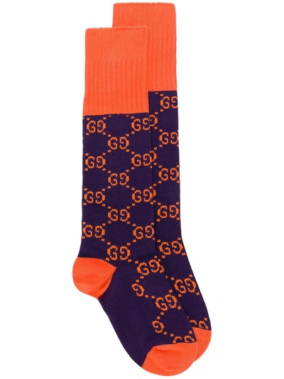 Gucci Gg Pattern Socks