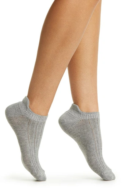 Oroblu Jadmine Ankle Socks In Grey Melange
