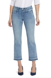 Nydj Barbara Fray Hem Ankle Bootcut Jeans In State