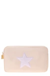 Bloc Bags Medium Star Cosmetics Bag In Cream