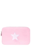 Bloc Bags Medium Star Cosmetics Bag In Baby Pink