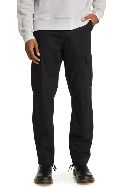 Carhartt Aviation Ripstop Cotton Cargo Pants In Black