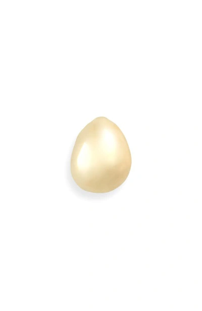 Monica Vinader Nura Mini Pebble Single Labret Stud Earring In Gold