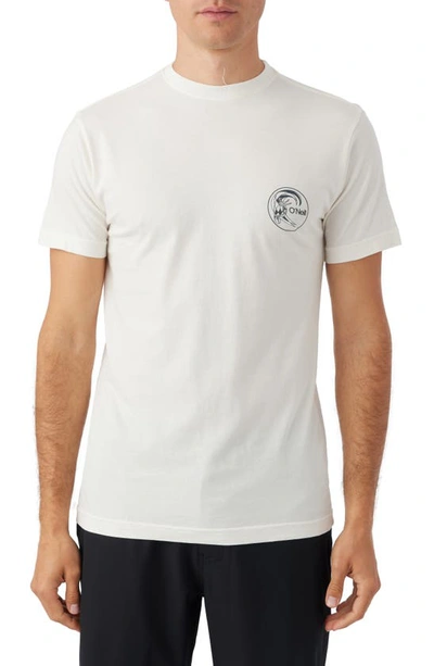 O'neill Seagull Graphic T-shirt In Off White