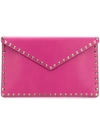 Valentino Garavani Valentino  Rockstud Envelope Clutch - Pink