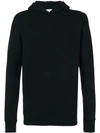 John Elliott Side Zip Hooded Sweatshirt In Black