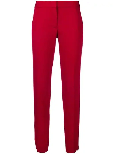 Stella Mccartney Slim-fit Trousers In Red