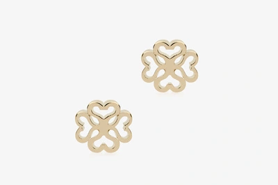 Strathberry Monogram Earrings In Gold