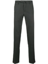 Incotex Tailored Fitted Trousers In Grey