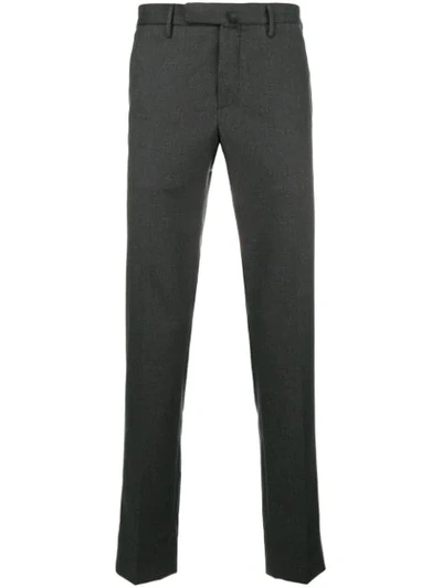 Incotex Tailored Fitted Trousers In Grey