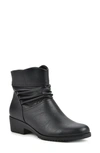 Cliffs By White Mountain Durbon Scrunch Bootie In Black/ Smooth