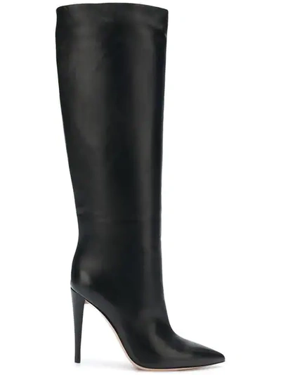 Gianvito Rossi Tall Pointed Boots - Black