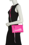 Rebecca Minkoff Avery Leather Crossbody Bag In Flamingo