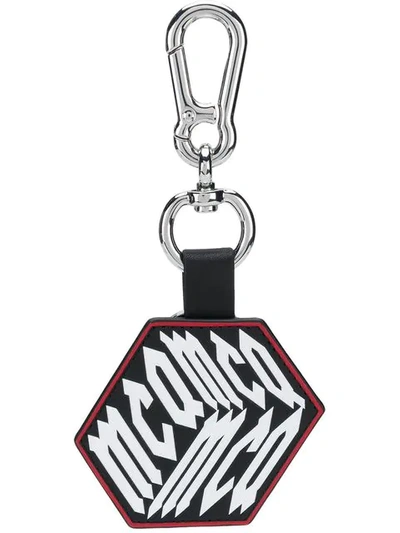 Mcq By Alexander Mcqueen Mcq Alexander Mcqueen Black Logo Club Keyring