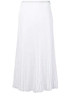 Prada Pleated Skirt - White