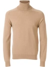 Ami Alexandre Mattiussi Turtleneck Sweater In Neutrals