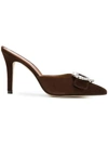 Paris Texas Heart Detail Mules In Brown