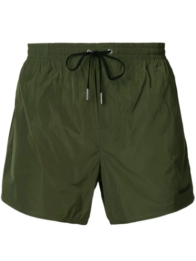 Dsquared2 Icon Drawstring Waist Shorts - Green In Green