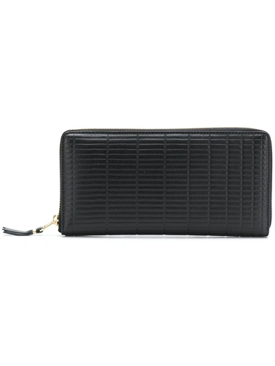 Comme Des Garçons Brick Line Wallet In Black