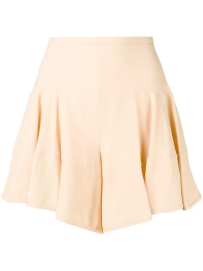 Chloé Pleated Culottes - Neutrals