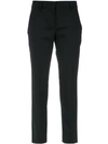 Prada Cropped Straight-leg Trousers - Black