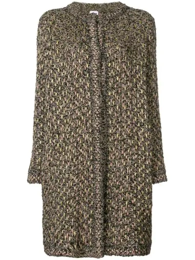 M Missoni Embroidered Fitted Coat - Black