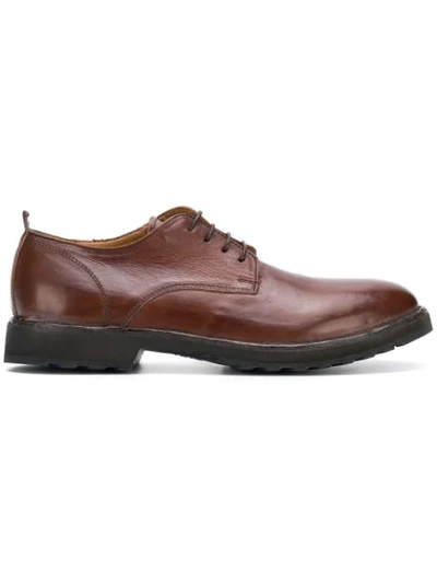 Moma Classic Derby Shoes In Brown