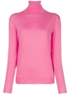 Stella Mccartney Roll Neck Top In Pink