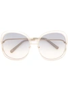 Chloé Eyewear Carlina Sunglasses - Metallic