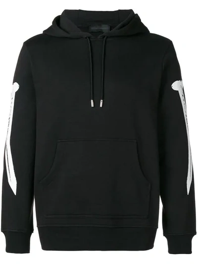 Diesel Black Gold Longsleeved Loose Hoodie In Black