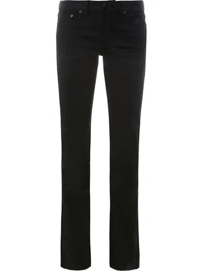 Saint Laurent Slim-fit Jeans In Black