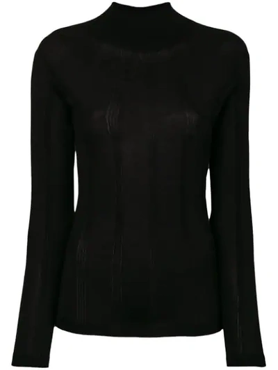 Blumarine Roll Neck Sweater - Black