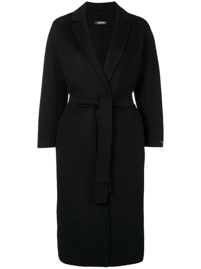 Max Mara 's  Belted Trench Coat - Black