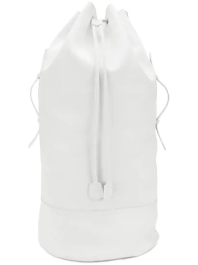 Ami Alexandre Mattiussi Military Bag In White