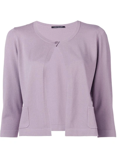 Luisa Cerano Cropped Three In Pink & Purple