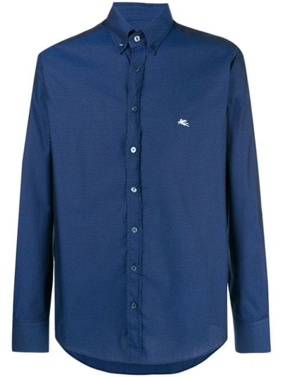 Etro Classic Collared Shirt - Blue